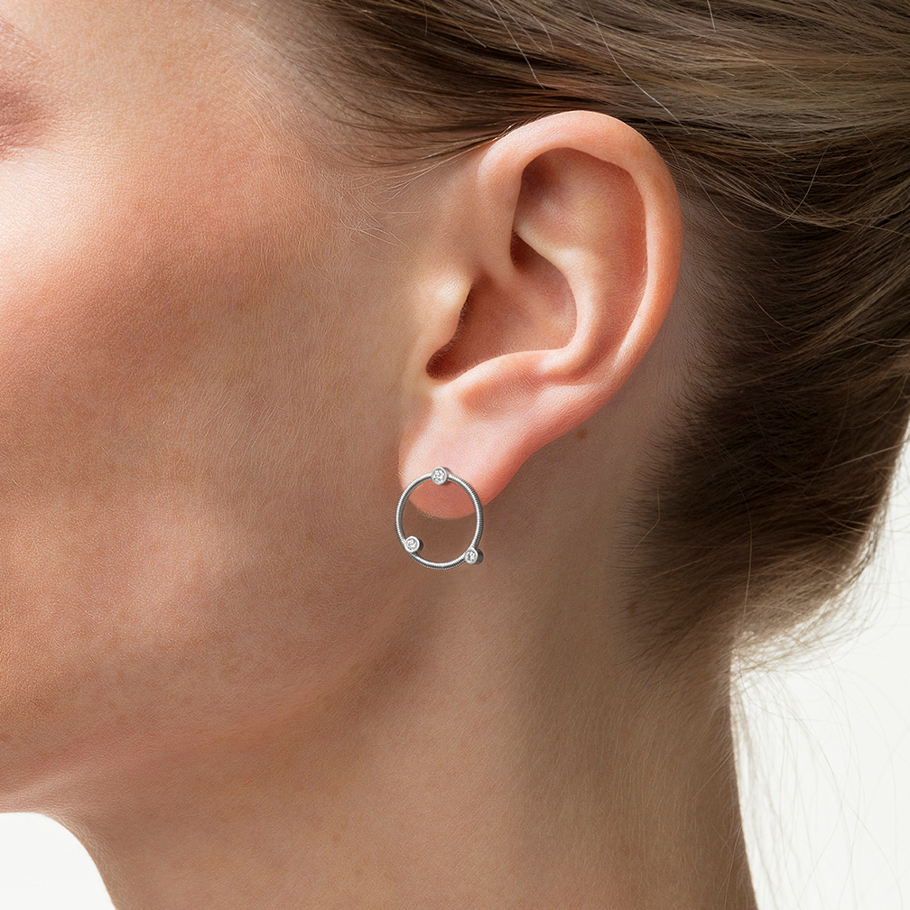 霓星Artist圆形耳环