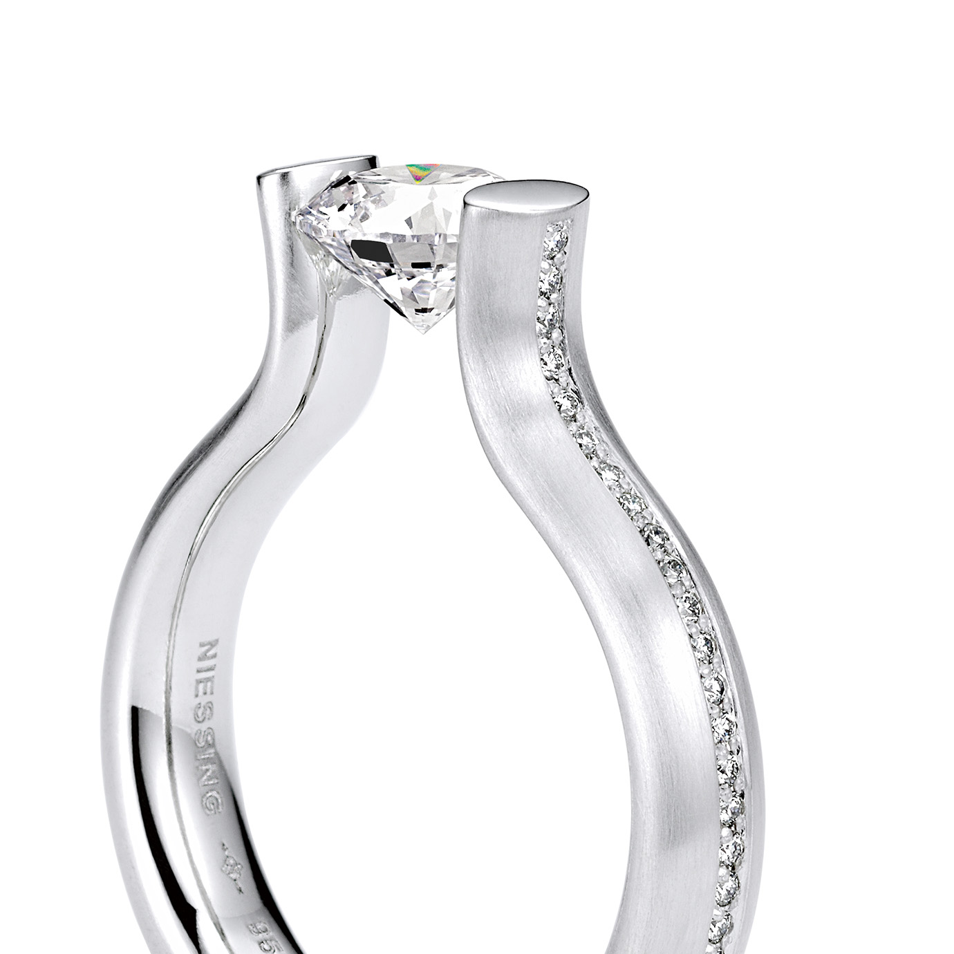 FEINE LINIE AUS LICHT