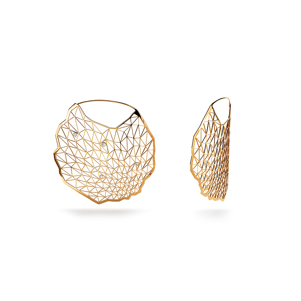 霓星Topia Vision钻石圈式耳环 霓星Topia Vision钻石圈式耳环