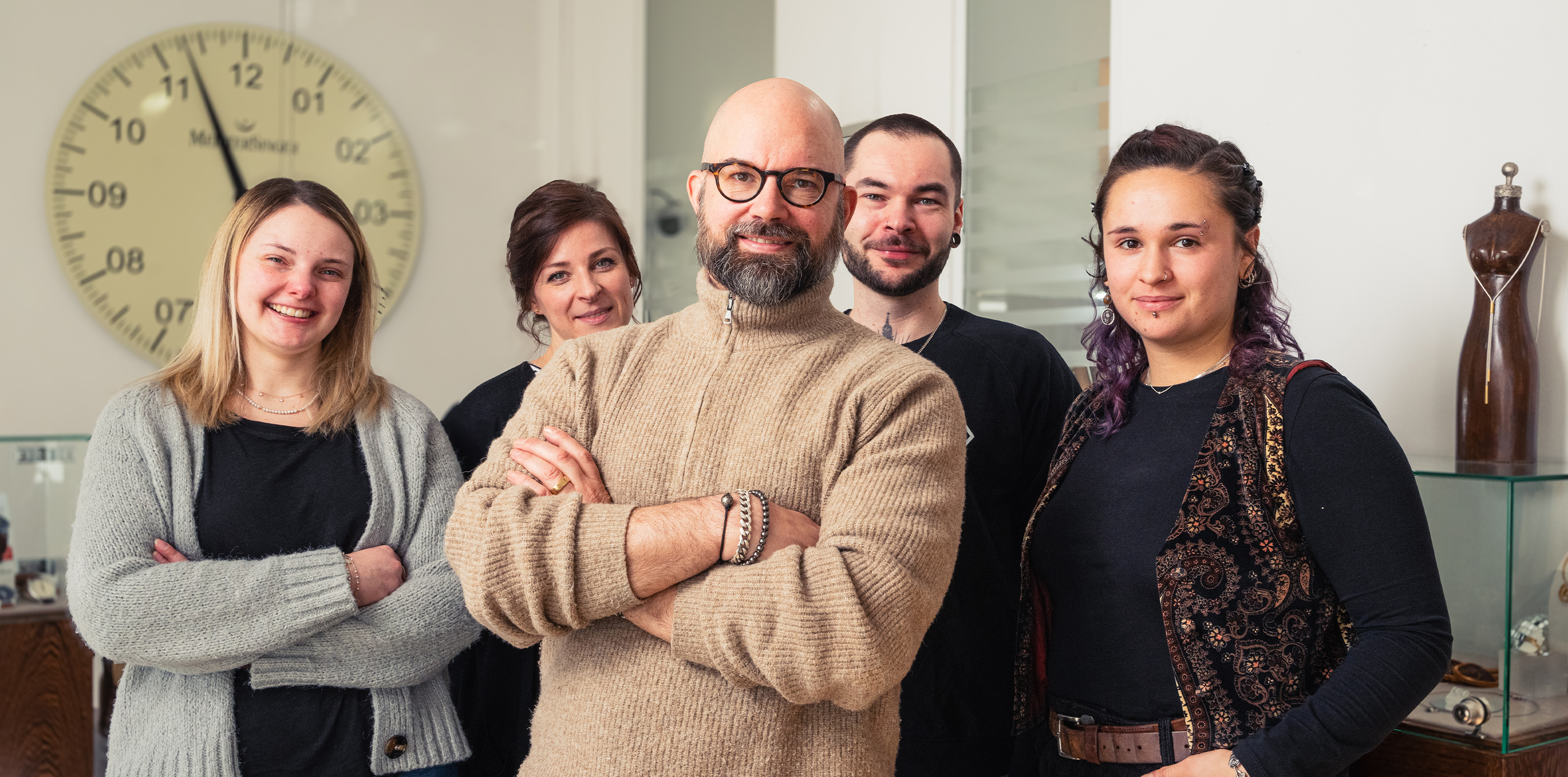 Team bestehend aus 5 Personen