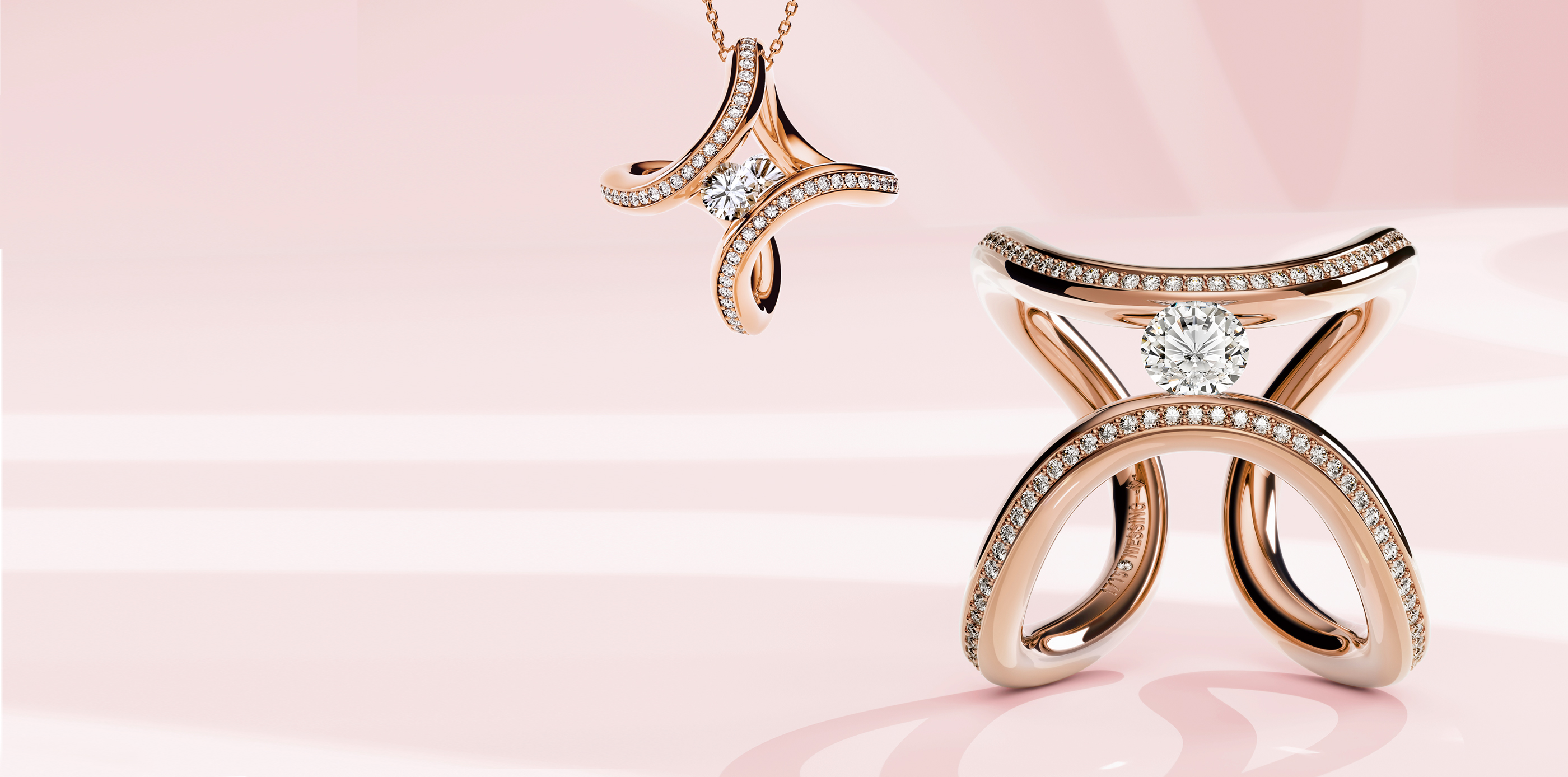 EXCLUSIVE DESIGNS WITH RADIANT LINES OF LIGHT