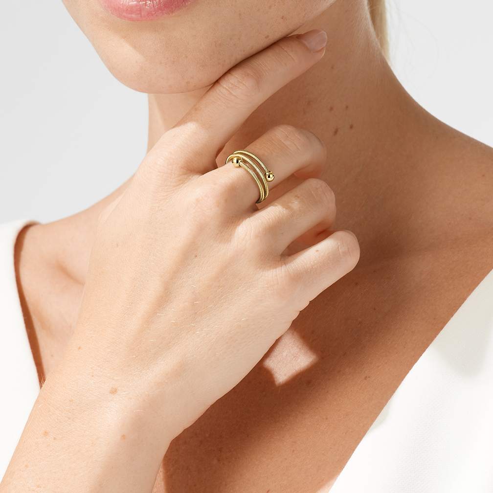 Niessing Colette C Embrace ring 2 wikkelingen Niessing Colette C Embrace ring 2 wikkelingen
