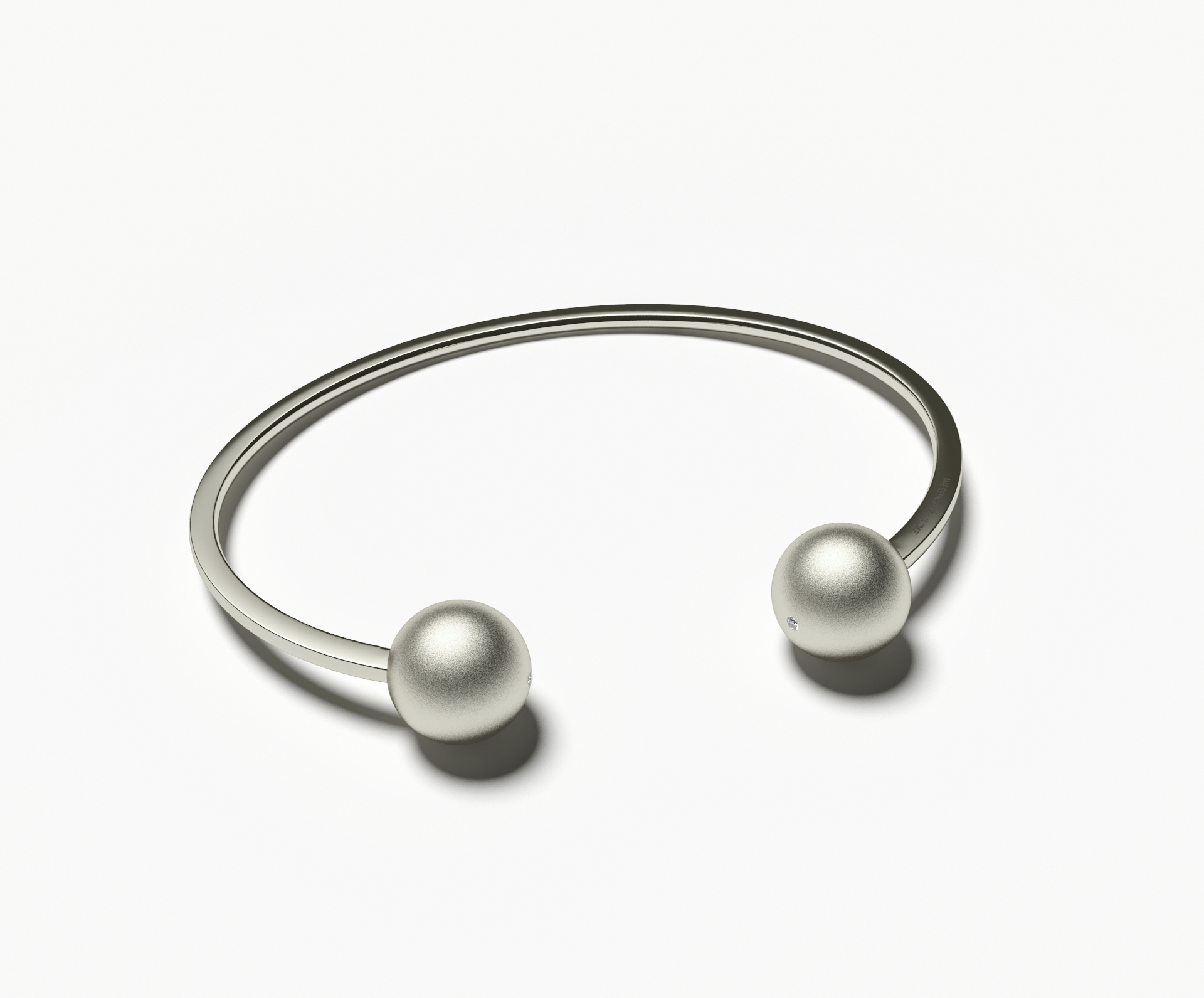 Niessing NOW Galaxy bangle (two spheres)