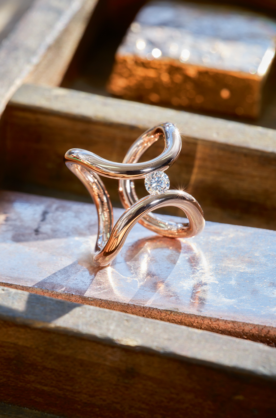 Each ring is one of a kind